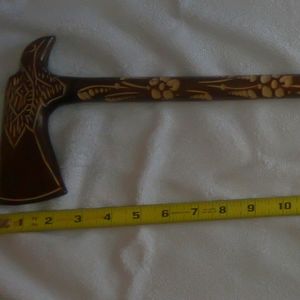 Hand carved walking stick